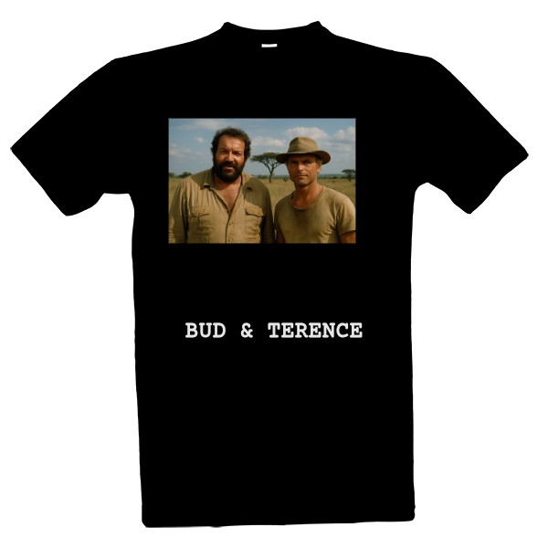 Tričko s potiskem BUD & TERENCE star shrit 