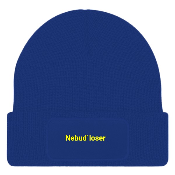 Čepice  s potiskem Nebuď loser Winter cap