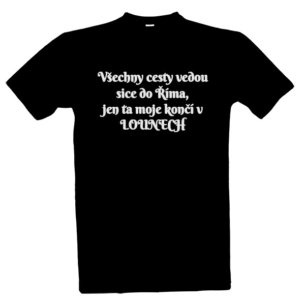Tričko s potiskem Řím Louny 