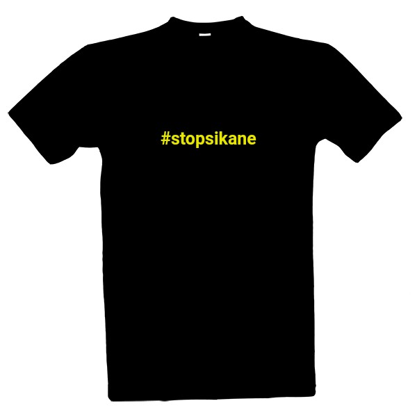 #stopsikane pánské triko