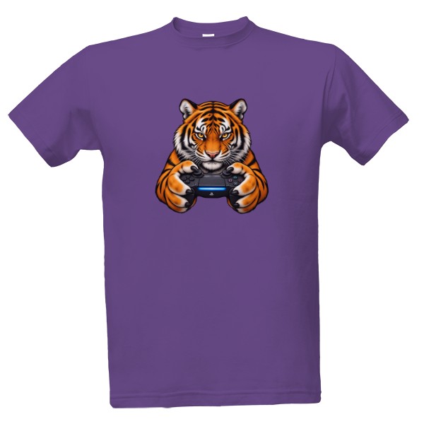 Tričko s potiskem Tiger game player